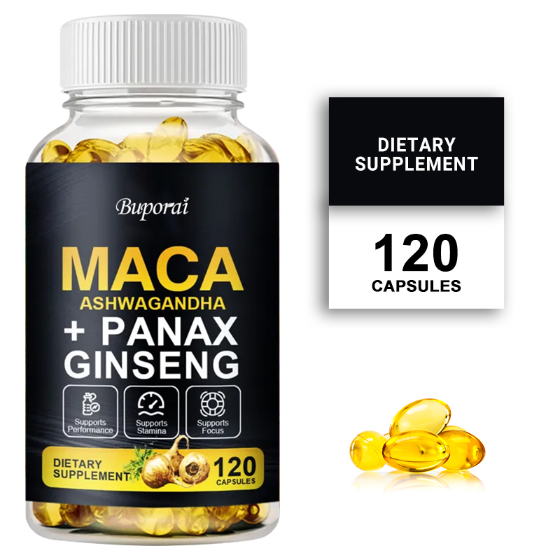 Ginger Tea - Maca, Panax Ginseng, สารสกัด Ashwagandha เพื่อรองรับความสมดุลฮอร์โมน,