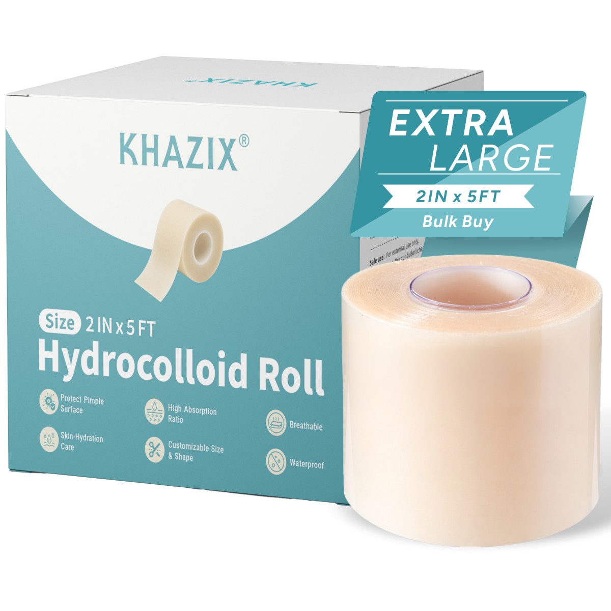 Lavender Oil - ผ้าพันแผลไฮโดรคอลลอยด์ KHAZIX ขนาด 2 นิ้ว x