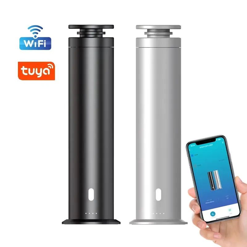 Essential Oils - เครื่องกระจายกลิ่นอโรมาอัจฉริยะ 2026WiFi APP สำหรับน้ำมันหอมระเหย พร้อมตัวตั้งเวลาและระบบปิดอัตโนมัติเมื่อไม่มีน้ำ