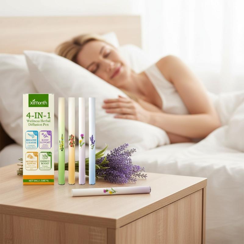 Herbal Tea - ชุดเครื่องกระจายกลิ่นสมุนไพร 4 in 1 บาร์พลังงานสมุนไพร ช่วยฟอกอากาศ