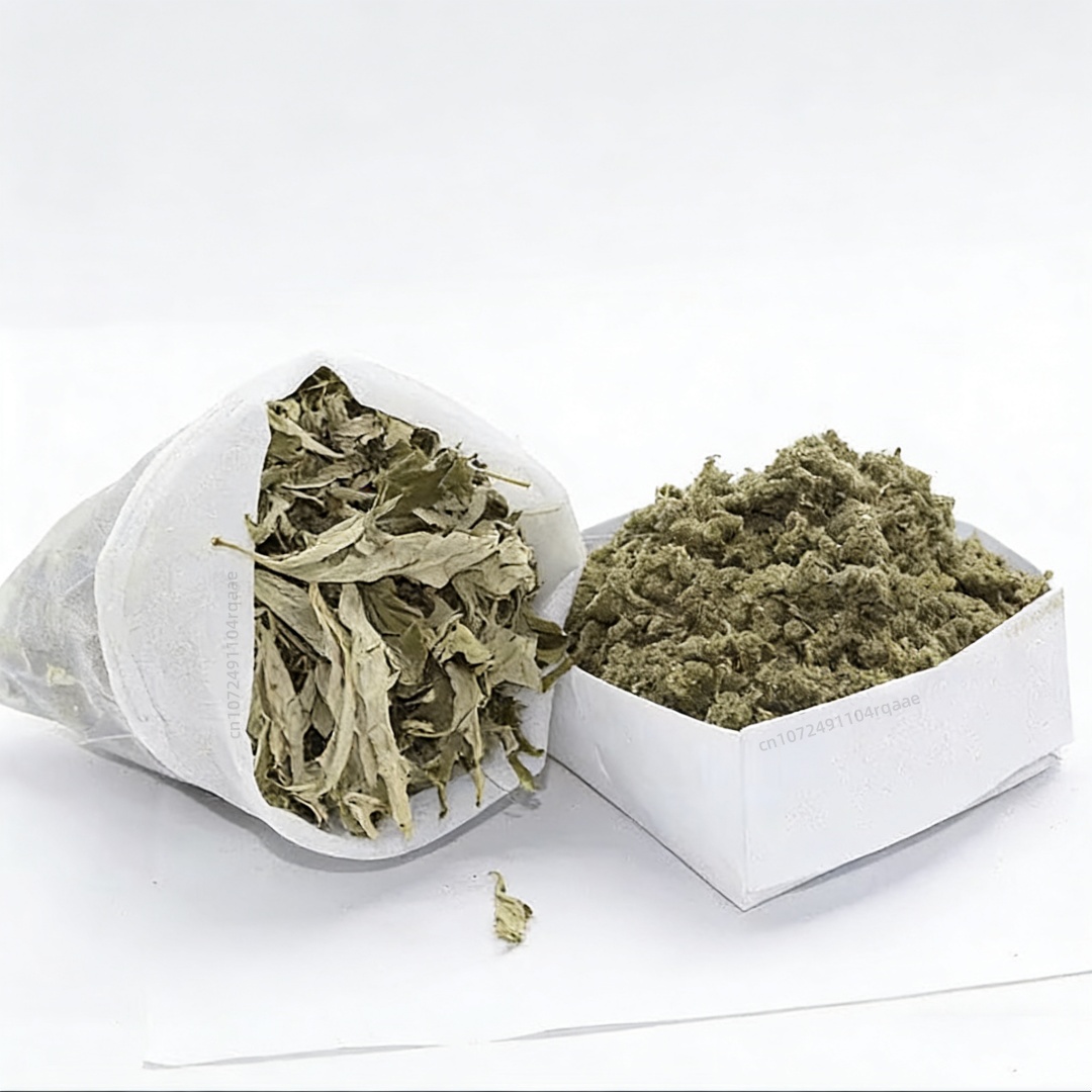 Dried Herbs - ผงสมุนไพรจีนมักเวอร์ตแท้ 100% สำหรับเผา ใช้ในอโรมาเธอราพี การทำสมาธิ ช่วยในการรมยา