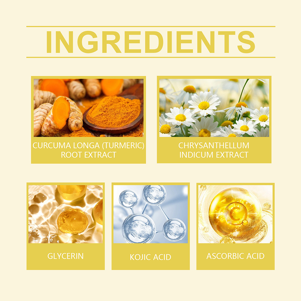 Kojic Acid ขมิ้นแผ่นทําความสะอ - Turmeric บทวิจารณ์และราคา