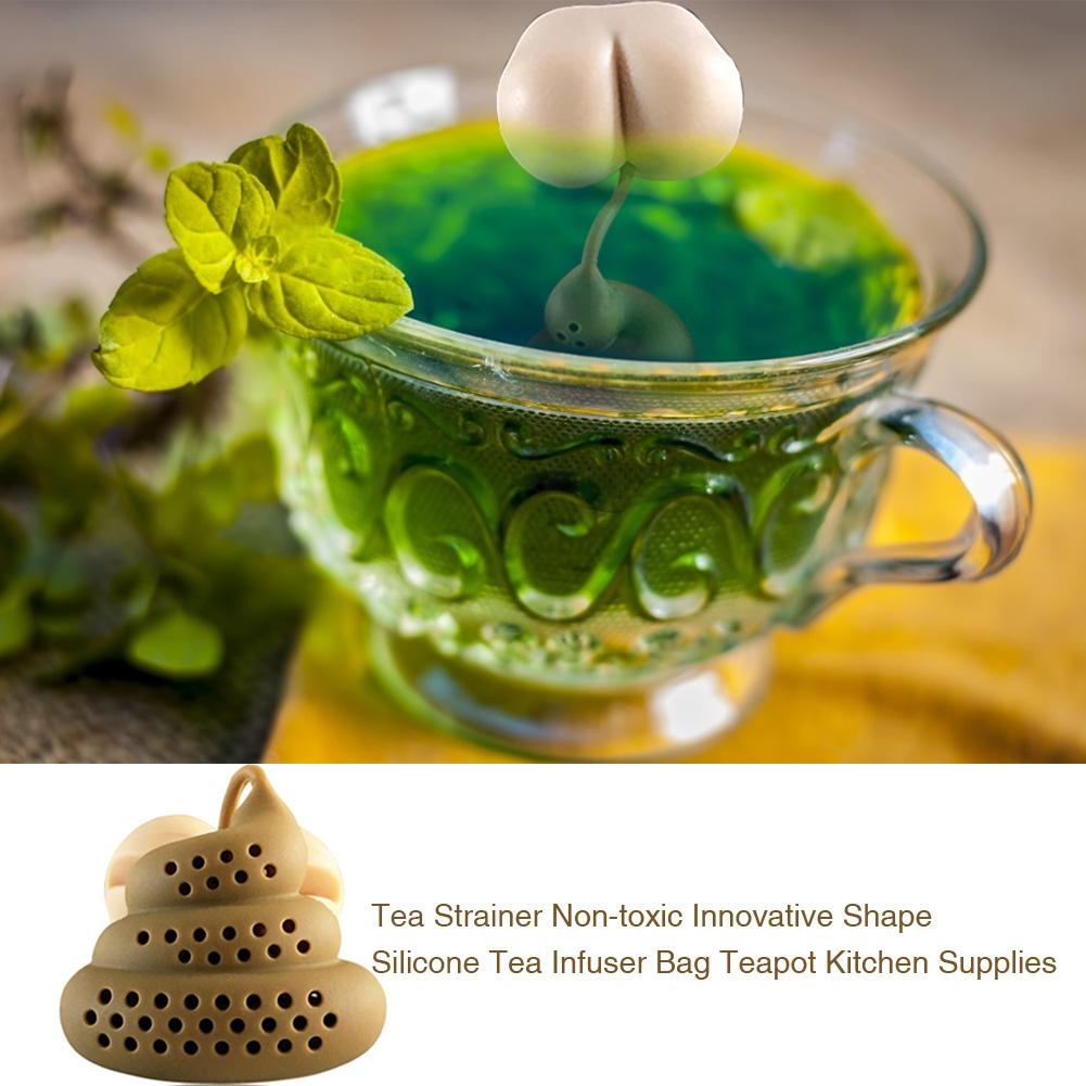 ที่กรองชาซิลิโคนรูปทรงอุจจาระ  - Herbal Tea บทวิจารณ์และราคา