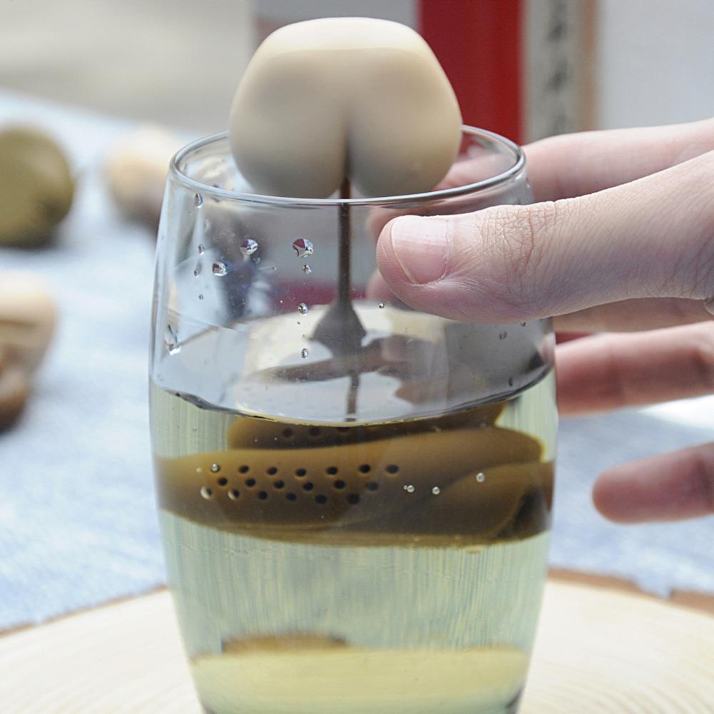 ที่กรองชาซิลิโคนรูปทรงอุจจาระ  - Herbal Tea บทวิจารณ์และราคา